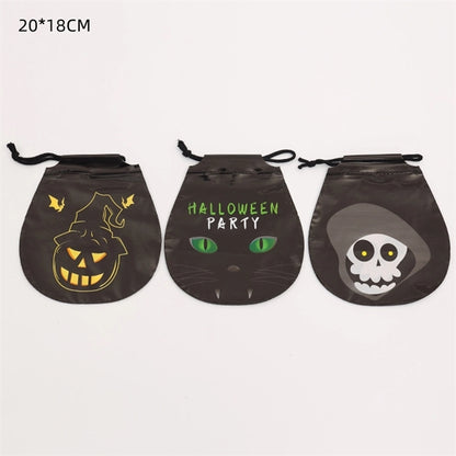 50pcs Halloween Drawstring Goody Bags