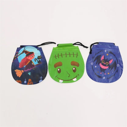 50pcs Halloween Drawstring Goody Bags