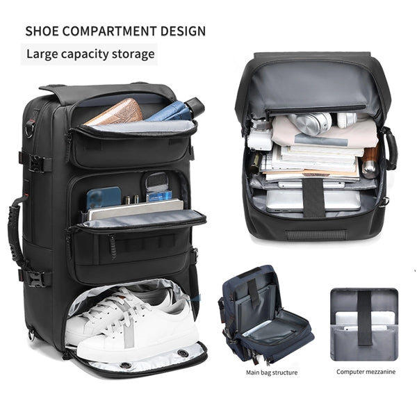 Business Laptop Backpack With Usb Charging Port
