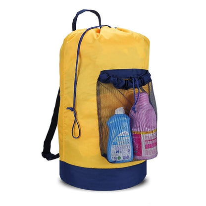 Backpack Laundry Bag With Mesh Pocket