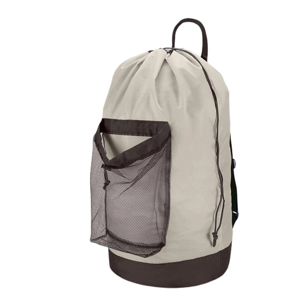 Backpack Laundry Bag With Mesh Pocket