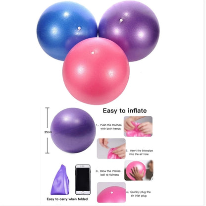 9.8" Yoga Core Ball With Blowpipe