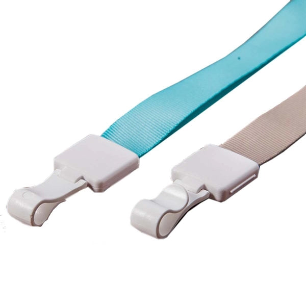 Double-Layer Pu Badge Lanyard Card Holder