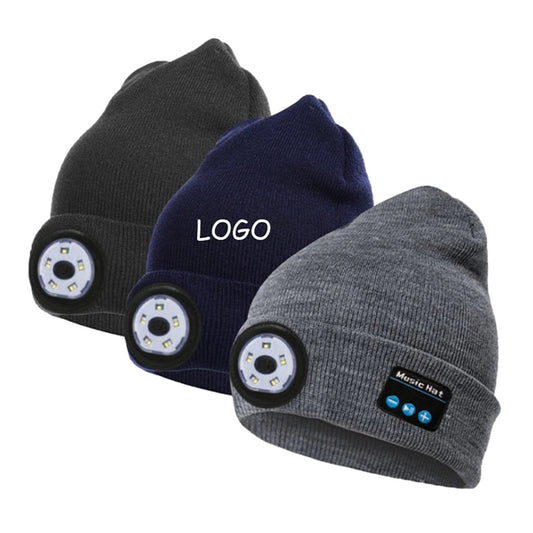 Led Light Music Knitted Cap
