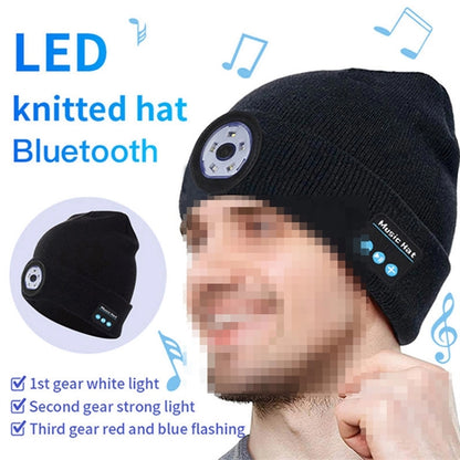 Led Light Music Knitted Cap