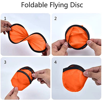 Round Japanese Style Folding Hand Fan
