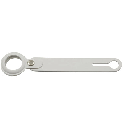 Silicone Air-Tag Holder w/ Button Closure Custom Luggage Tag