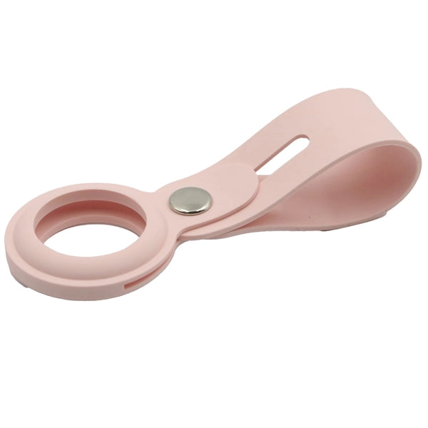 Silicone Air-Tag Holder w/ Button Closure Custom Luggage Tag