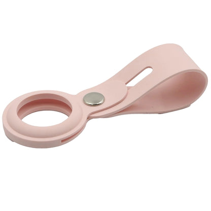Silicone Air-Tag Holder w/ Button Closure Custom Luggage Tag