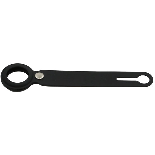 Silicone Air-Tag Holder w/ Button Closure Custom Luggage Tag
