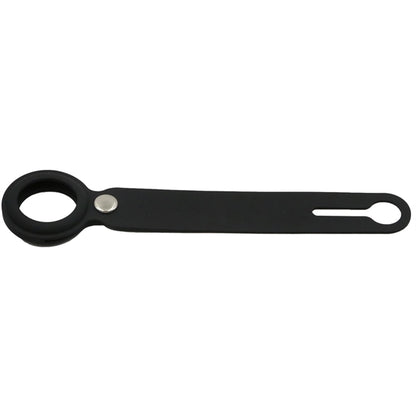 Silicone Air-Tag Holder w/ Button Closure Custom Luggage Tag