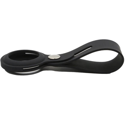 Silicone Air-Tag Holder w/ Button Closure Custom Luggage Tag