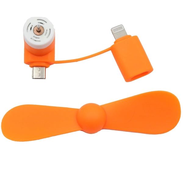 Mini USB Fan Dual with Lightning and MicroUSB
