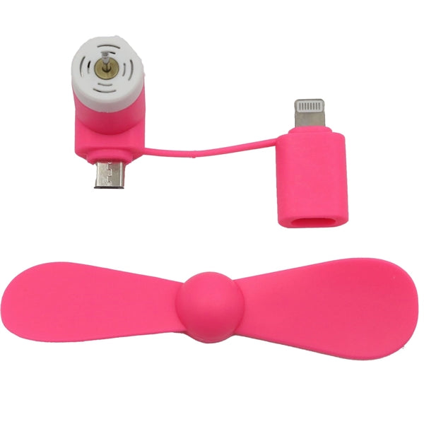 Mini USB Fan Dual with Lightning and MicroUSB