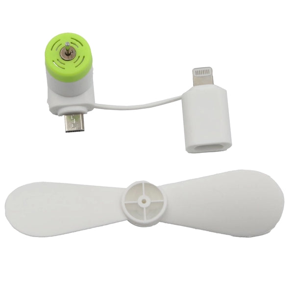 Mini USB Fan Dual with Lightning and MicroUSB