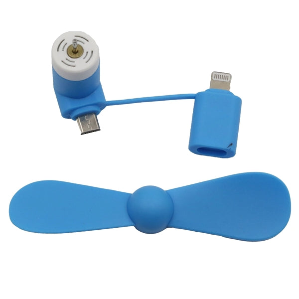 Mini USB Fan Dual with Lightning and MicroUSB