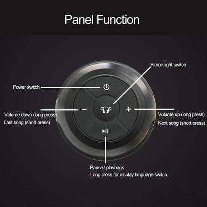 Flame Atmosphere Lamp Light Bluetooth Speaker
