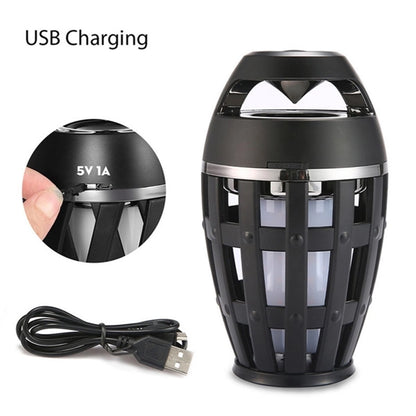 Flame Atmosphere Lamp Light Bluetooth Speaker