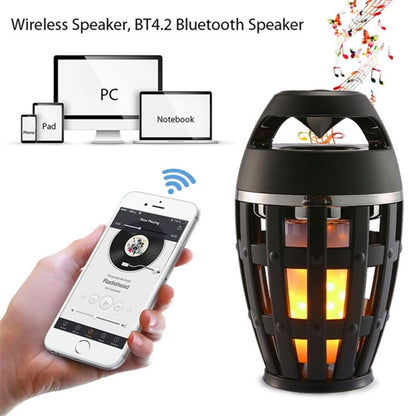 Flame Atmosphere Lamp Light Bluetooth Speaker