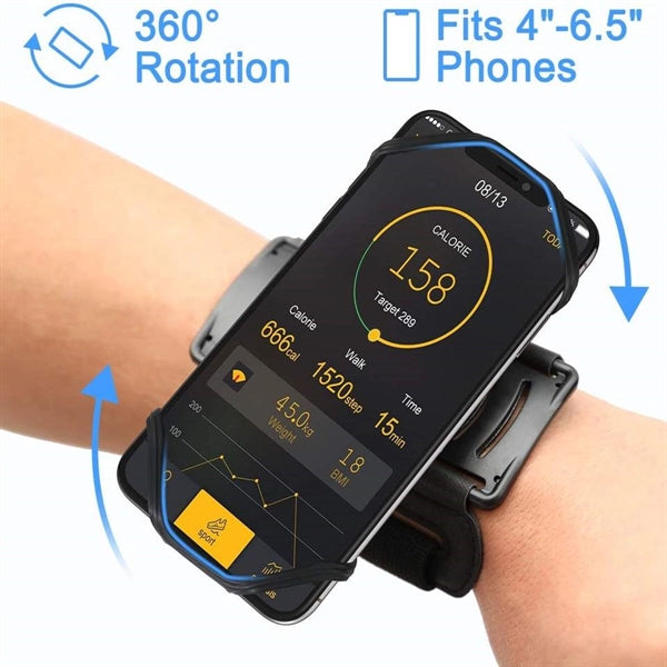 Universal Rotating Phone Silicone Arm Band
