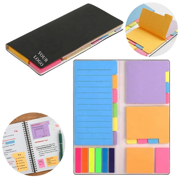 Portable Multicolor Custom Sticky Notes Set