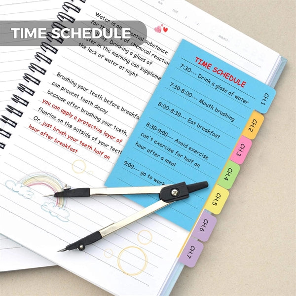 Portable Multicolor Custom Sticky Notes Set