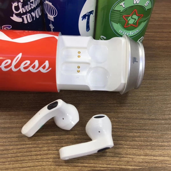 Custom Full Color Can Shape Wireless Earbuds