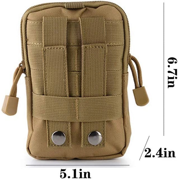 Tactical Waist Belt Bag Molle Edc Pouch Tool Organizer