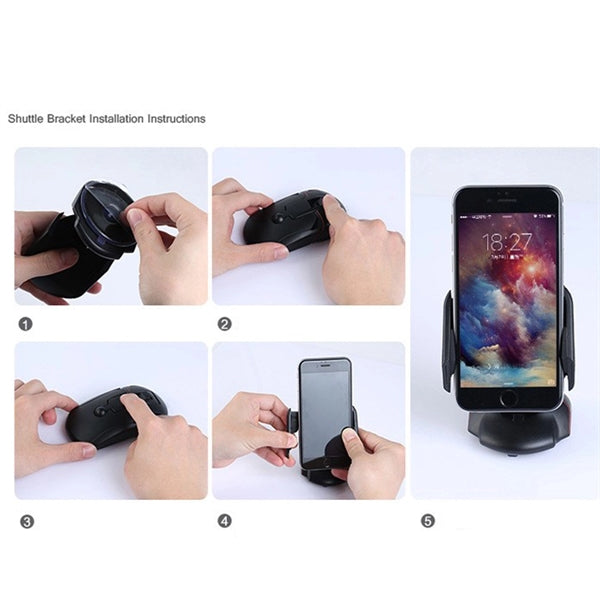 Foldable Mouse Car Mount Phone Holder
