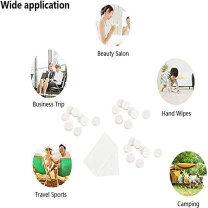 Compressed Towel Portable Disposable Mini Coin Tissue