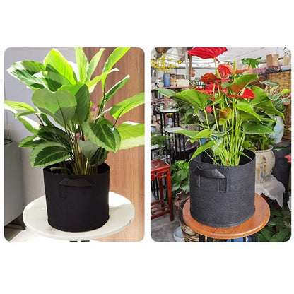 Vegetable Flower Plant Grow Bag Aeration Fabric Pot
