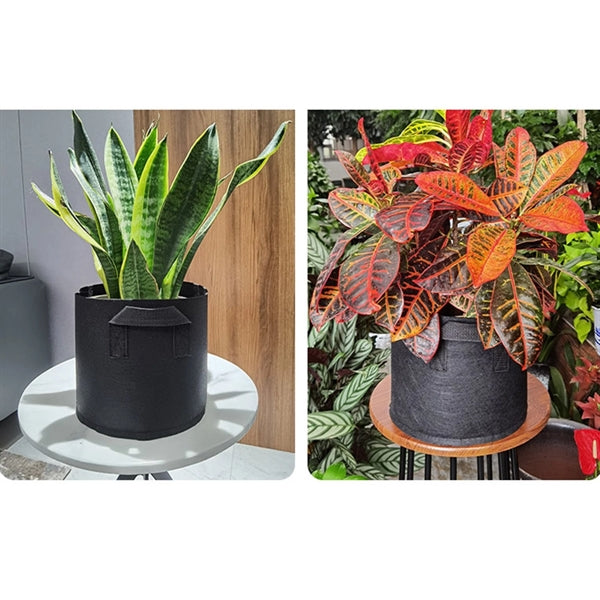 Vegetable Flower Plant Grow Bag Aeration Fabric Pot