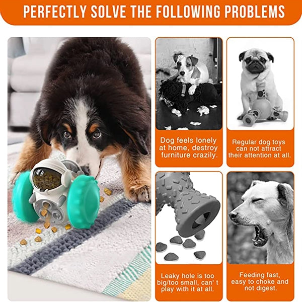 Pet Feeder Robot Interactive Toy