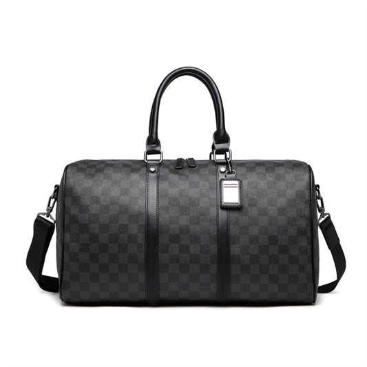 Leather Large Capacity Travel Duffel Bag