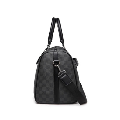 Leather Large Capacity Travel Duffel Bag