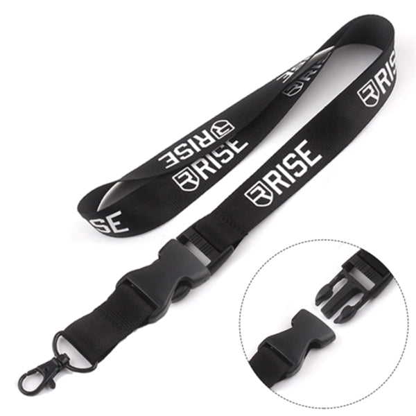 Custom 3/4" Polyester Lanyards w/ Detachable Buckle Release