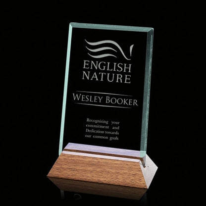 Esten Award - Jade/Walnut