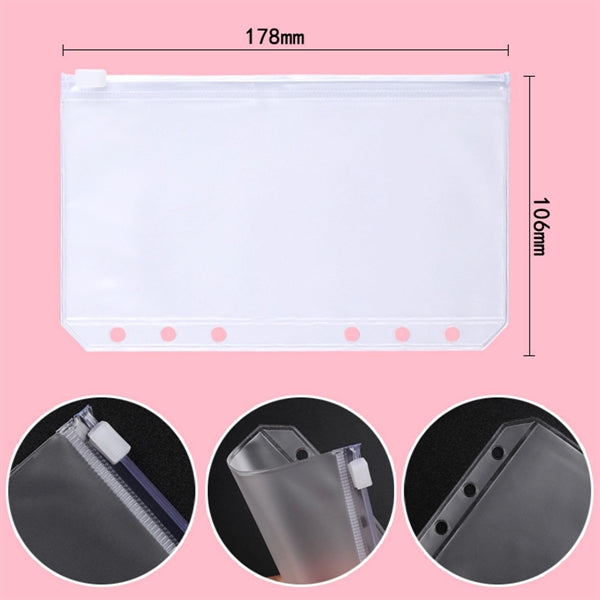 A6 Pu Leather Loose Leaf Ring Binder