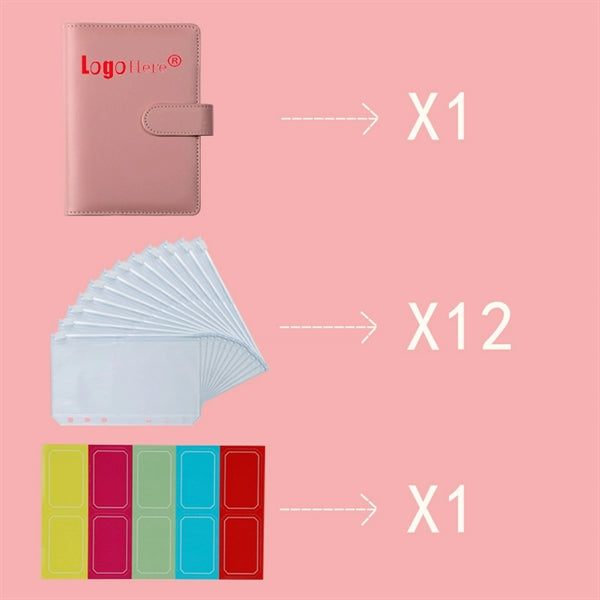 A6 Pu Leather Loose Leaf Ring Binder