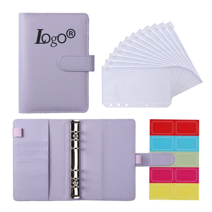 A6 Pu Leather Loose Leaf Ring Binder