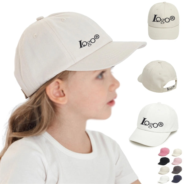 Cotton Baseball Cap For Toddlers Kids Polo Style