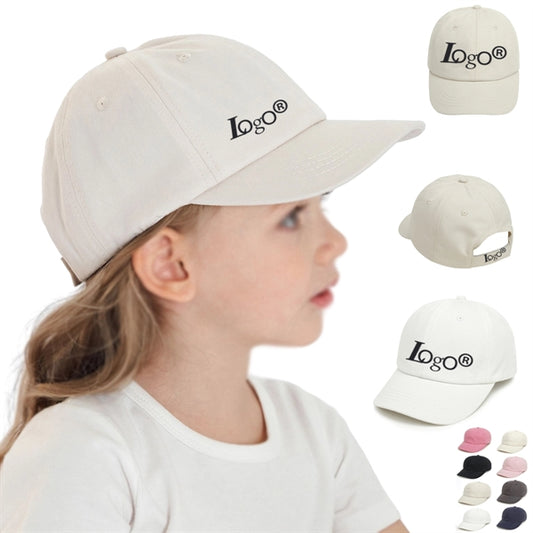 Cotton Baseball Cap For Toddlers Kids Polo Style