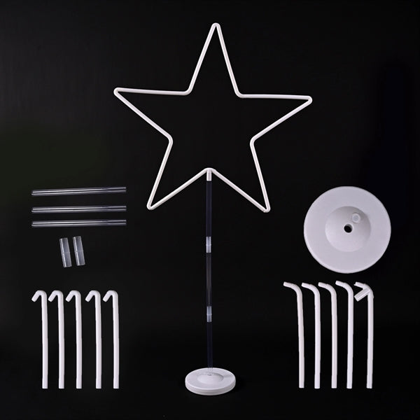 59" Hoop Balloons Wreath Frame Stand Heart Round Star Moon