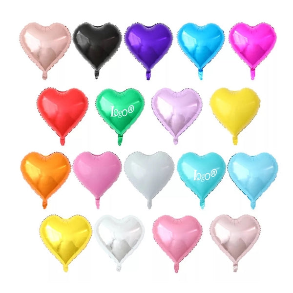 18 Inch Foil Balloons Heart Round Star Shape