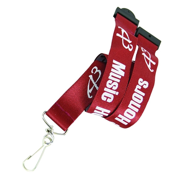 Custom 1/2" Woven Lanyards w/ Safety Breakaway