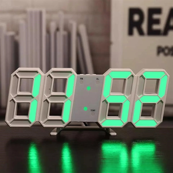 3D Led Digital Wall Clock