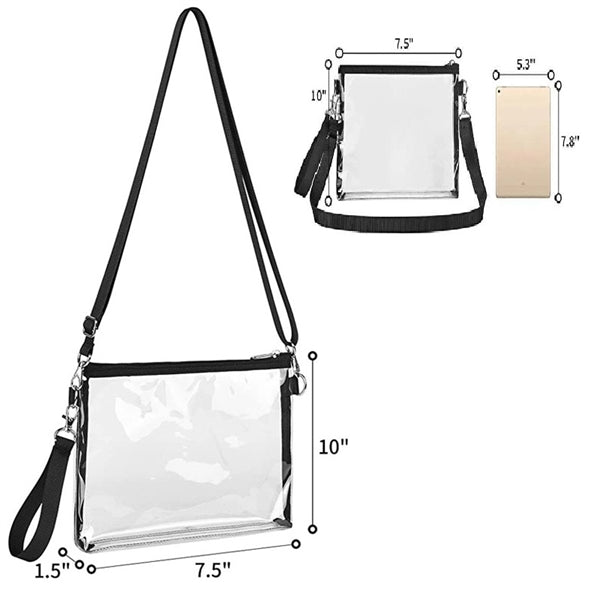 Clear Crossbody Purse Bag
