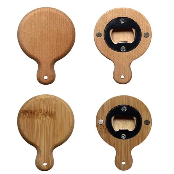 Wooden Magnetic Can Bottle Opener