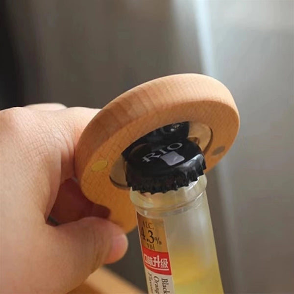 Wooden Magnetic Can Bottle Opener