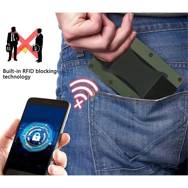 Rfid Aluminum Slim Credit Card Holder
